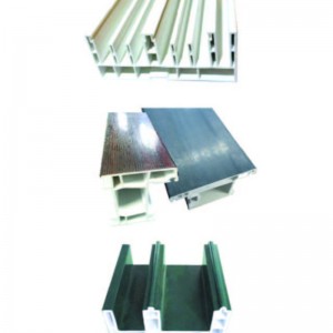 extrusion mould with plastic profile