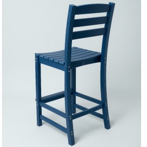 Patio Bar Stool Chair with High Back for garden